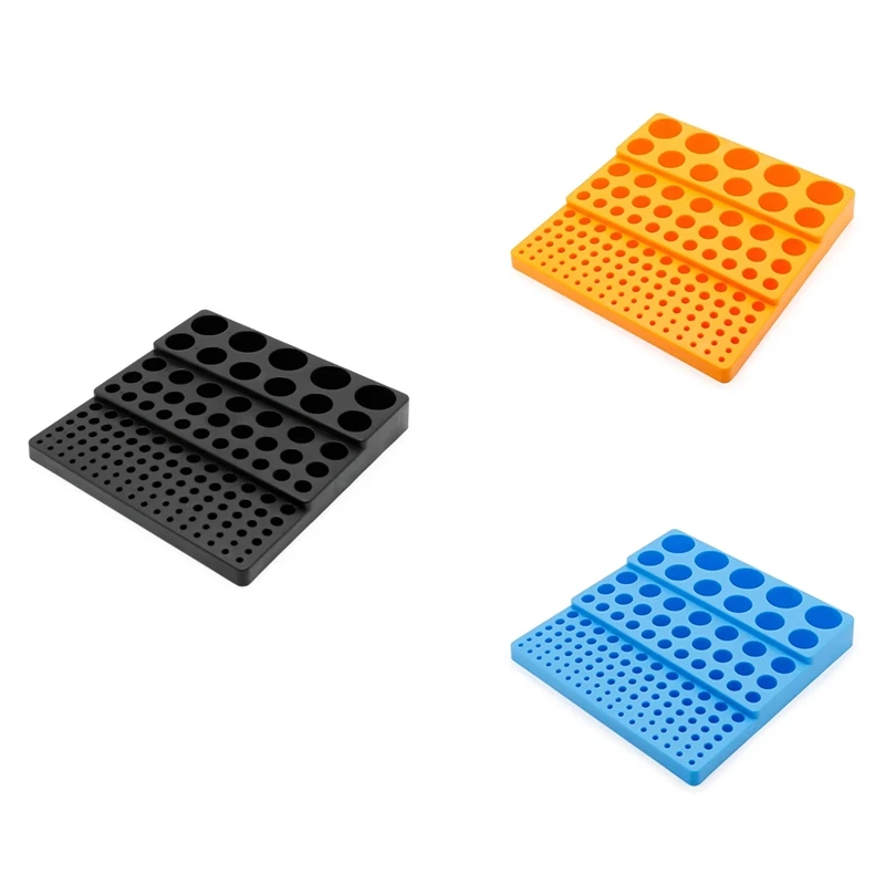 

ABZY-Multifunctional Drill Holder 131 Hole Tool Holder Box Drill Bit Storage Box