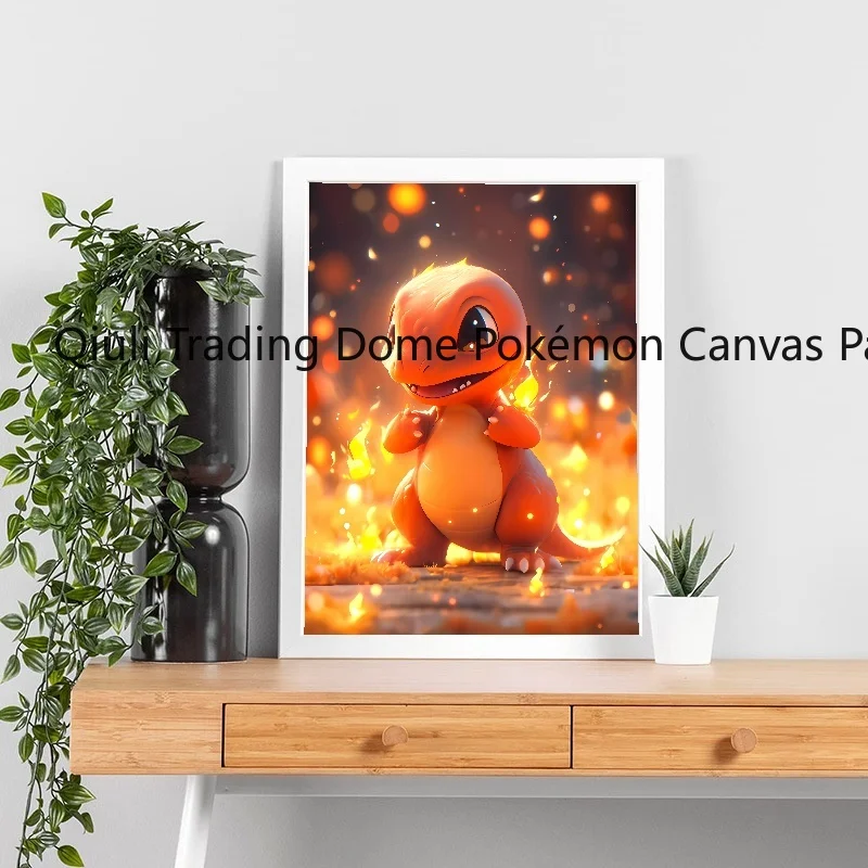 Pokemon Anime Charakter Charm ander Bild Poster Leinwand Malerei geeignet für Mode Home Room Wand dekoration Wandbild Kinder Geschenk