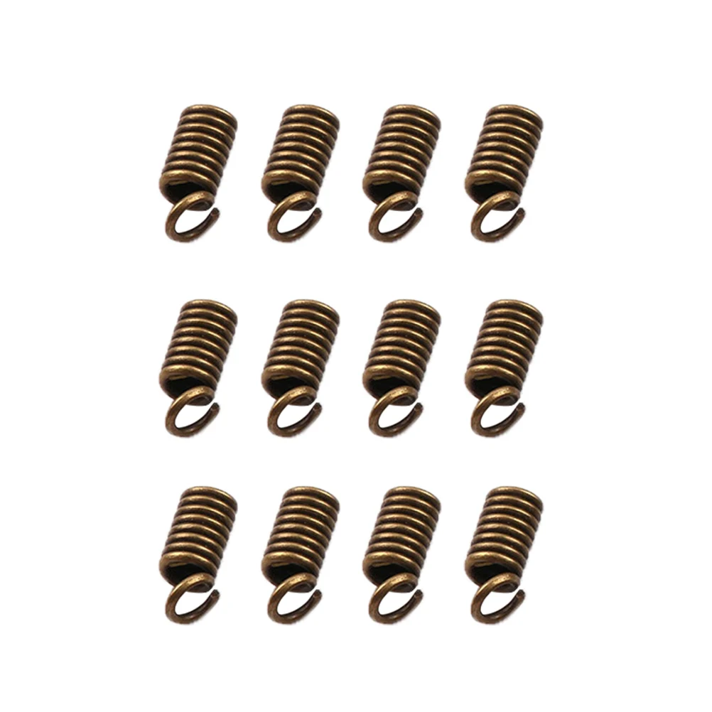 

5 Packs Jewelry Spring Buckle Manual Slide Lock Necklace Connector DIY Connectors Clasp