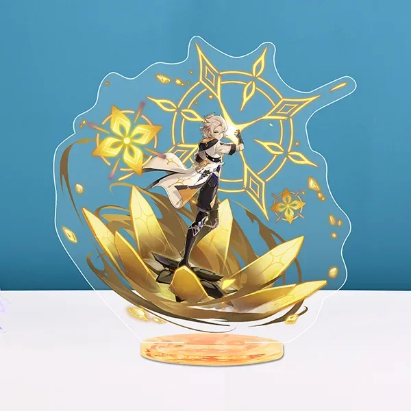 Popular Game Genshin Impact  Fantasy Figurines Acrylic Humanoid Cartoon Fashion Standing Board Hobby Collectibles Premium Gifts