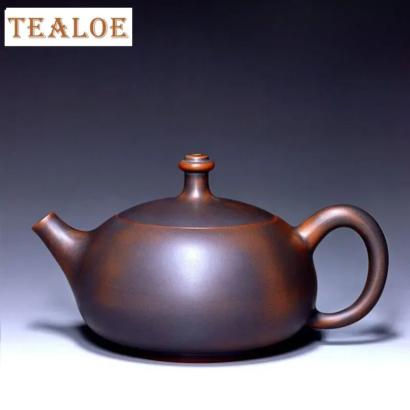 

220ml Custom Qinzhou Nixing Pottery Zisha Tea Set Purple Clay Teapot Handmade Kiln Change Guifei Kettle Household Filter Cha Pot