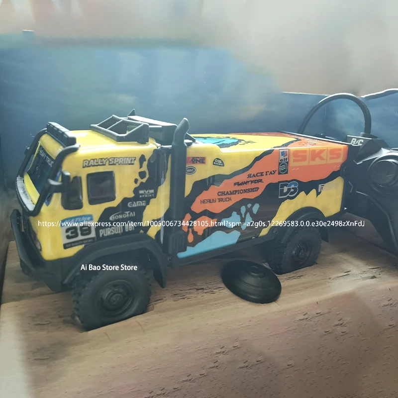 2024 New 1:18 RC Ca Illuminated Graffiti Off road Remote Control Truck Non Charged Boys and Children\'s Toy Car Festival Gift