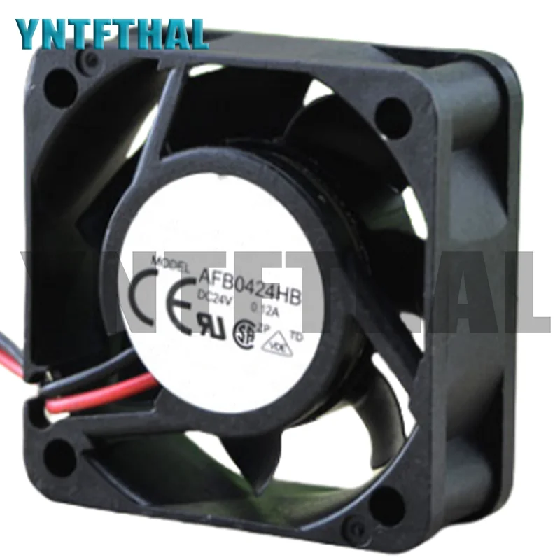 New AFB0424HB DC24V 0.12A TWO Lines Cooling Fan