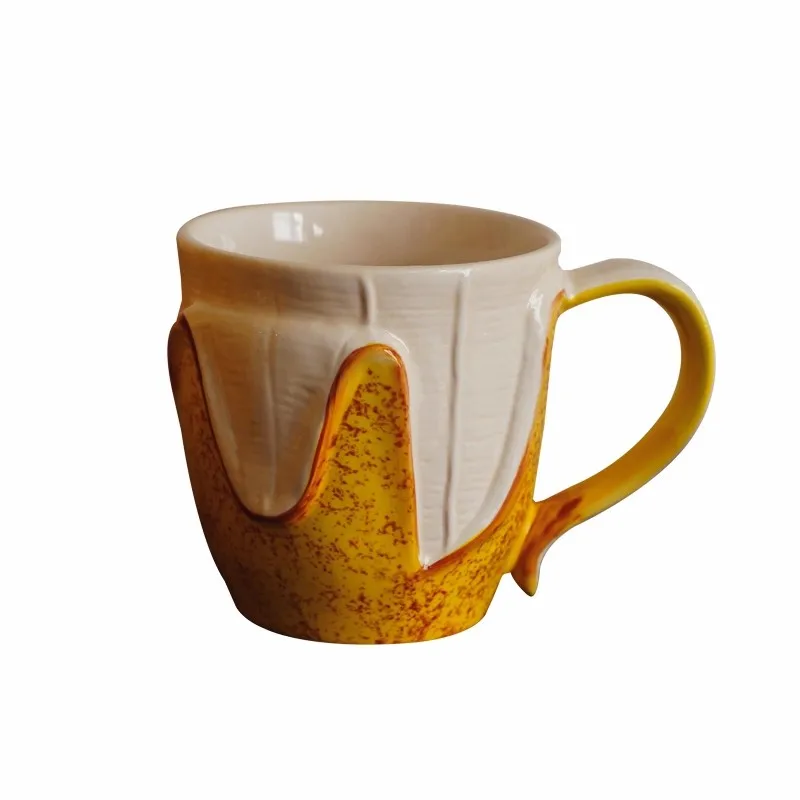 

Creative Banana style Ceramics Mugs Coffee Mug Milk Tea Office Cups Drinkware the Best birthday Gift