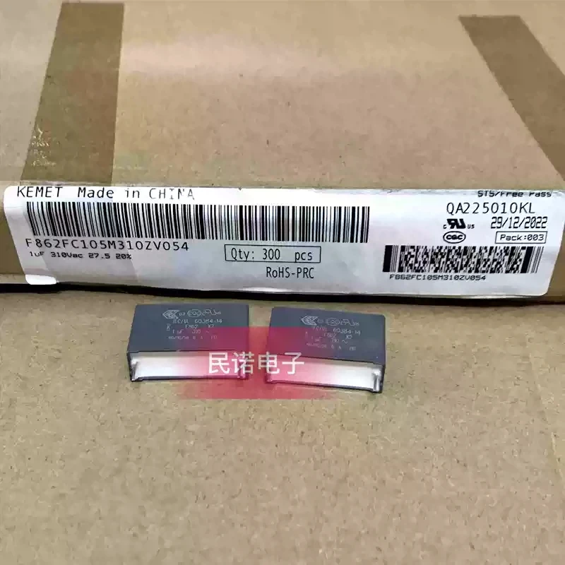 3pcs 310VAC 1UF 310V 105 1.0UF Pin Distance 27.5mm New AV Safety Standard Thin Film Capacitor X2