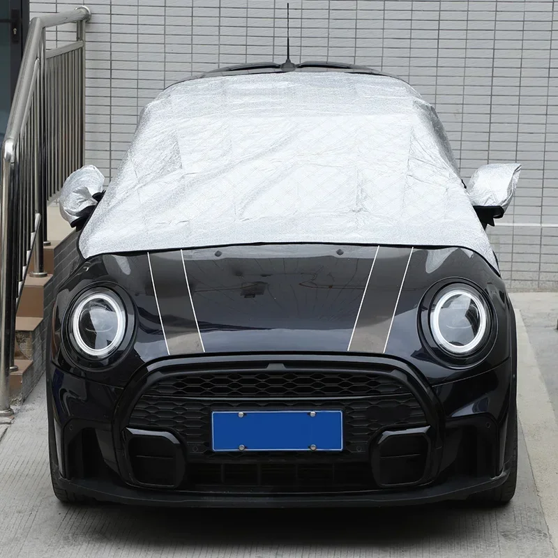 For BMW MINI COOPER 2014-2022 Car Windshield Snow Anti Frost Cover Windproof Winter Ice Snow Shield Trim Car Accessories