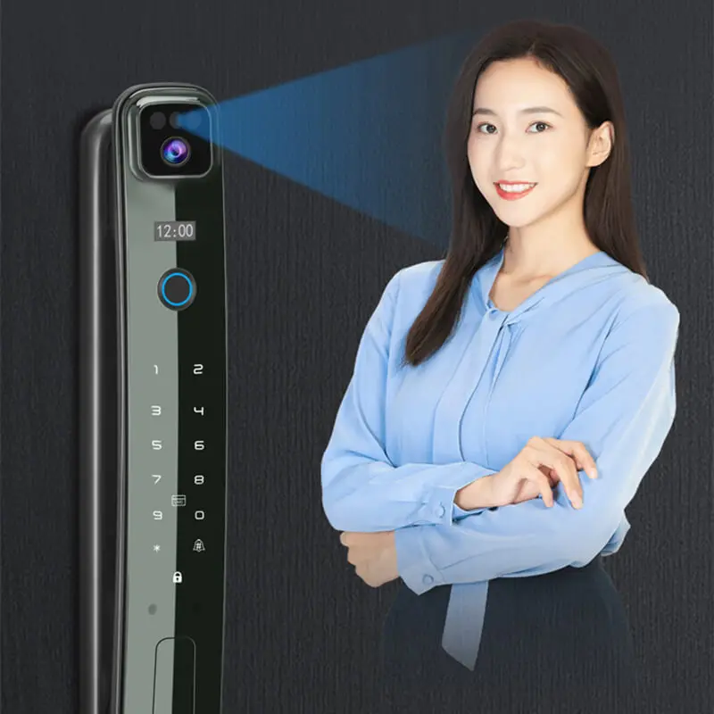 Facial Recognition Smart Lock Smart door lock fingerprint password outdoor waterproof intelligent door lock