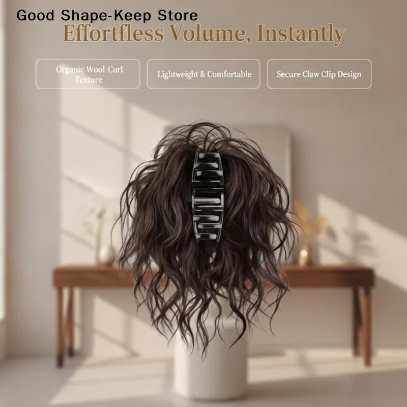 dailyCurly Messy Synthetic Hair Bun Clip In Extension Realistic Natural Look Great Gift for Women Girls Friends Family