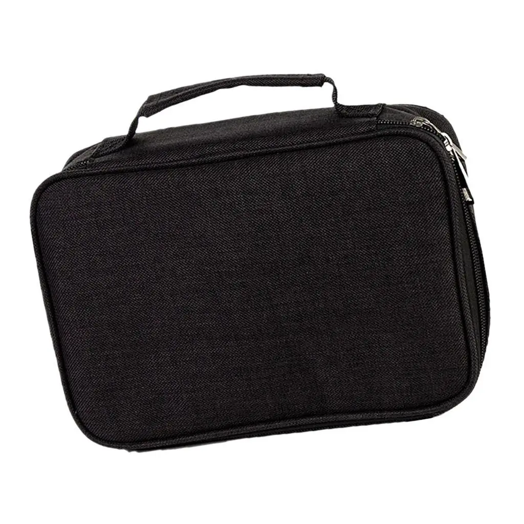 Canvas Pencil Case with Removable Sleeves Multipurpose Organizer for Drawing Pencils and Brushes