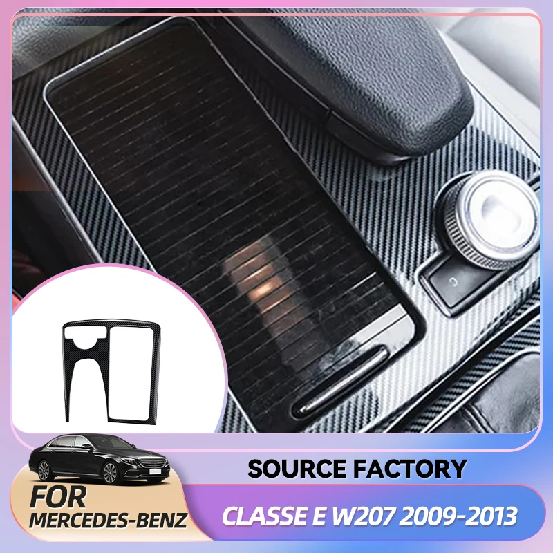 

Внутренние наклейки из нержавеющей стали, центральная консоль, держатель для чашки с водой, декоративная рамка, накладка для Mercedes Benz E Class Coupe W2