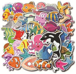 10/30/50Pcs Marine Life Stickers For Suitcase Skateboard Laptop Luggage Phone Car Styling DIY Decal Pegatinas