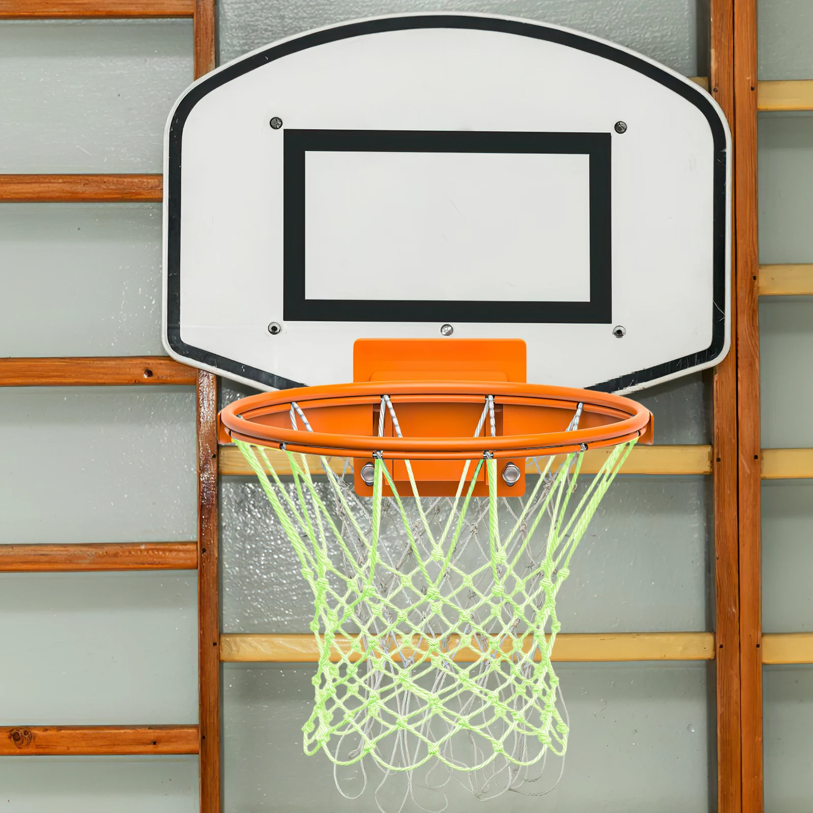 

Luminous Basketball Net Sturdy Replacement For Outdoor Indoor Hoops Strong Durable Weather-Resistant Iron Netting For