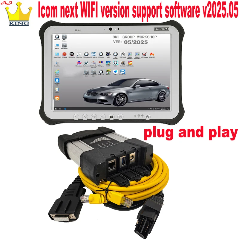 ДЛЯ BMW ICOM NEXT A2 WIFI USB с планшетом FZ-G1 готов к использованию Поддержка V2025.05 ISTA диагностическая программа автомобильный сканер диагностический инструмент