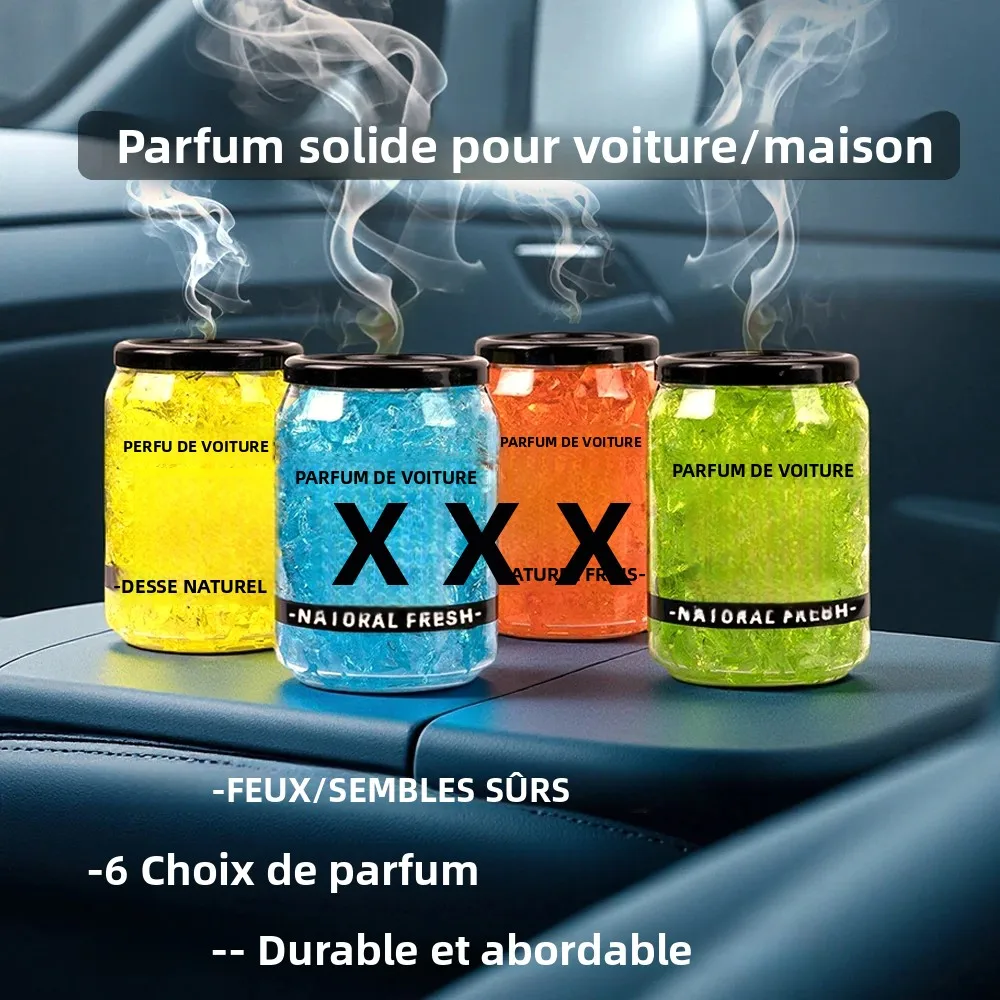 Désodorisant solide pour voiture, 220g, Gel déodorant Durable pour chambre à coucher, salon, salle de bain, armoire à chaussures, parfum général