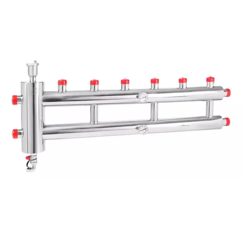 High Stainless Steel Hydraulic Separator for Underfloor Heating System with Flexible Design