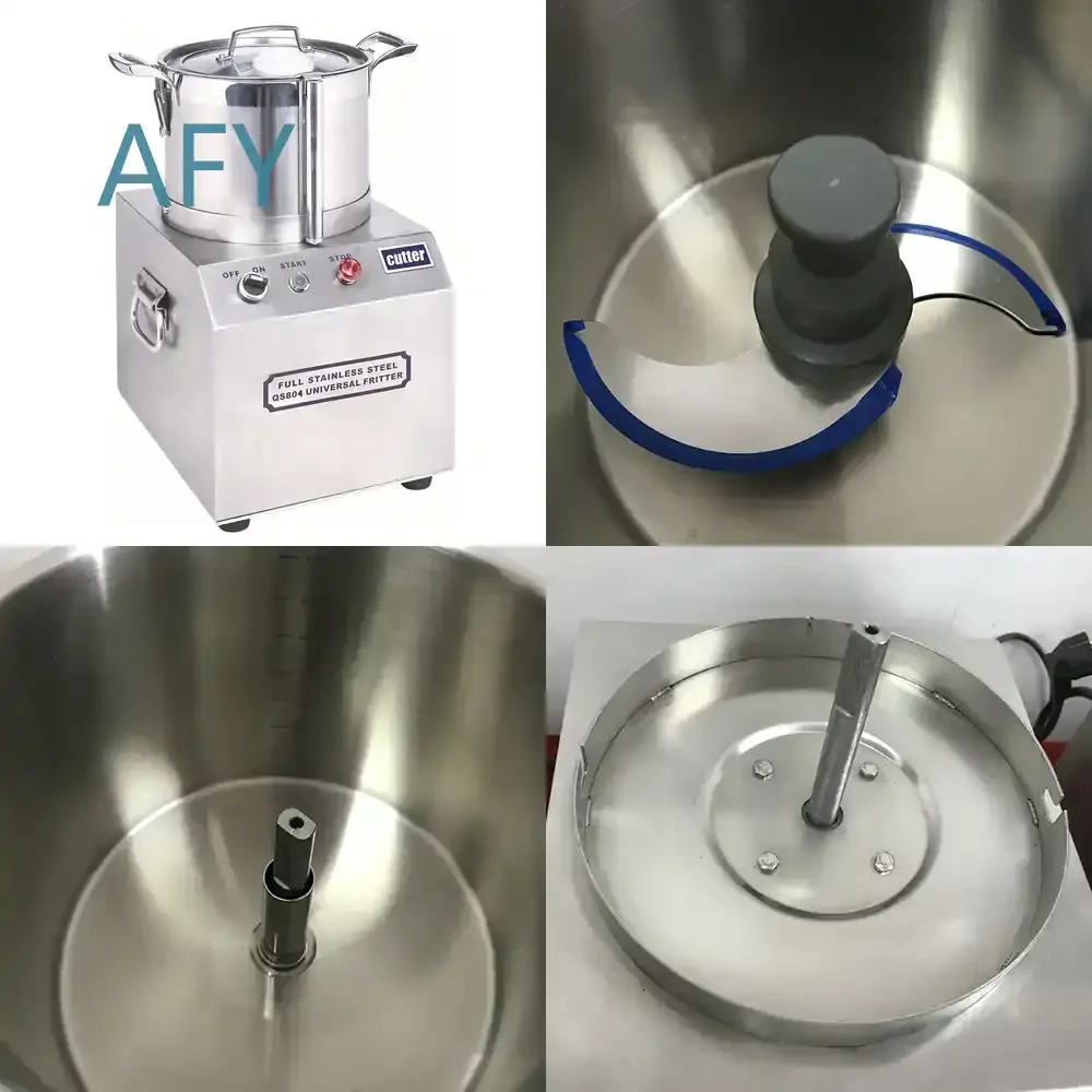 Commercial Electric Food Chopper for Household Use Stainless Steel Food Processor 4L High Speed Ginger Garlic Peanut Meatball