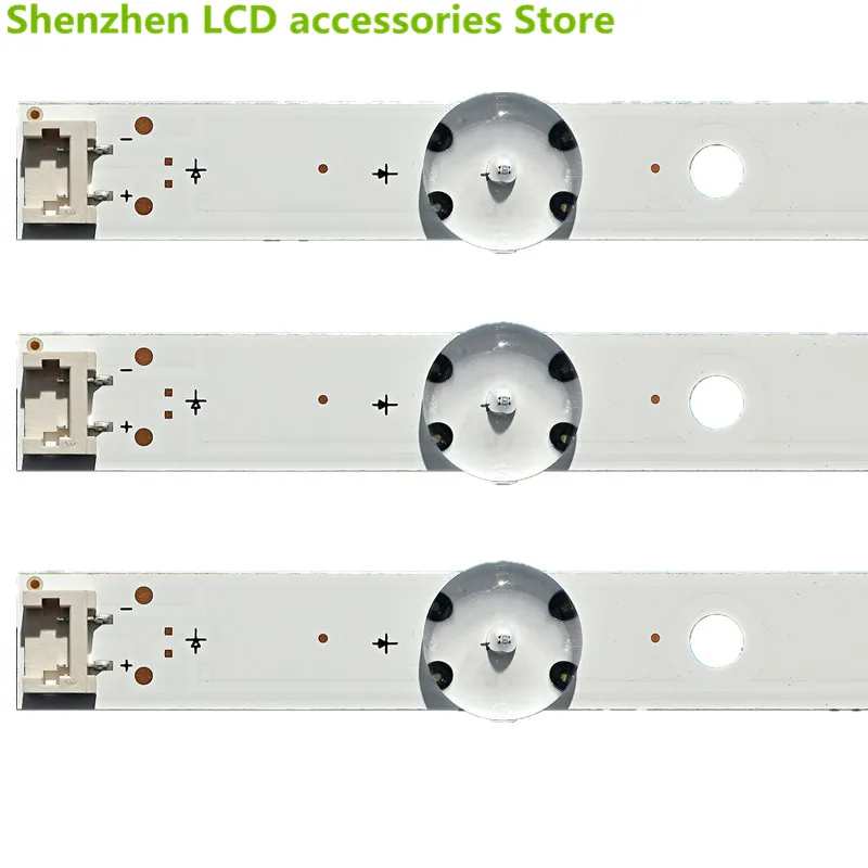 Đèn Nền LED Dải Cho LG Innotek 43Inch UHD 1Bar 24EA 43uh619v 43UH610V 43UH6030 UF64 UHD_A 43LH5700 43LH60FHD 3V 8LED 850MM