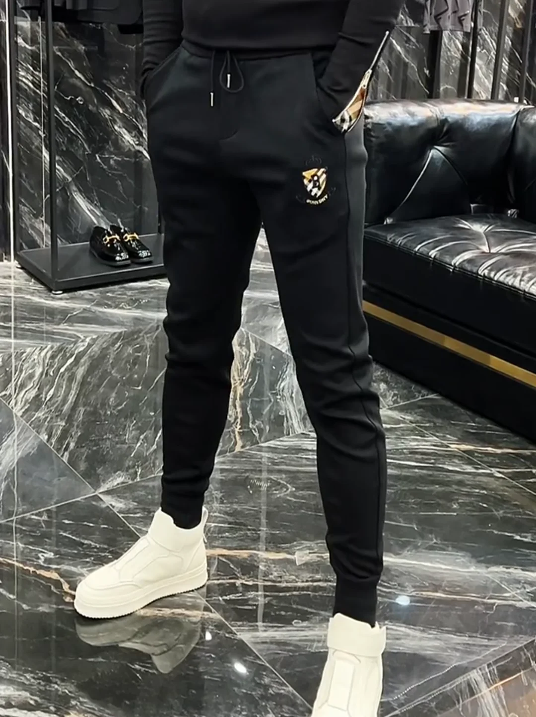 

Мужские повседневные брюки Sli Spor: модные, универсальные, в корейском стиле, для весны и осени