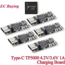 1Pc-10Pcs TP5000 Charging Management Power Supply Module Board 4.2V/3.6V 1A Single and Double Lithium Batteries TYPE-C Interface