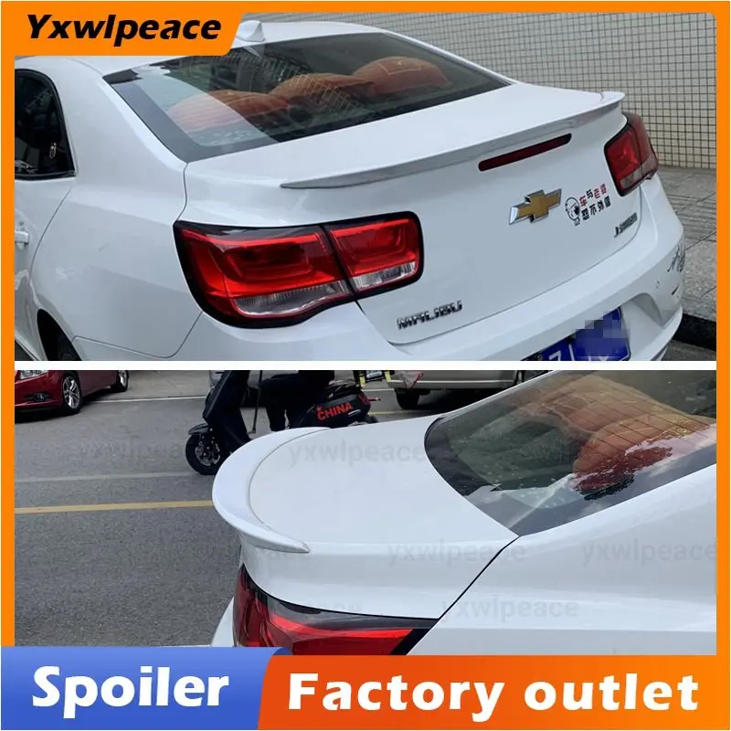 

For Chevrolet Malibu Spoiler 2012-2018 High Quality ABS Material Primer Color Rear Lip Spoiler Car Accessories