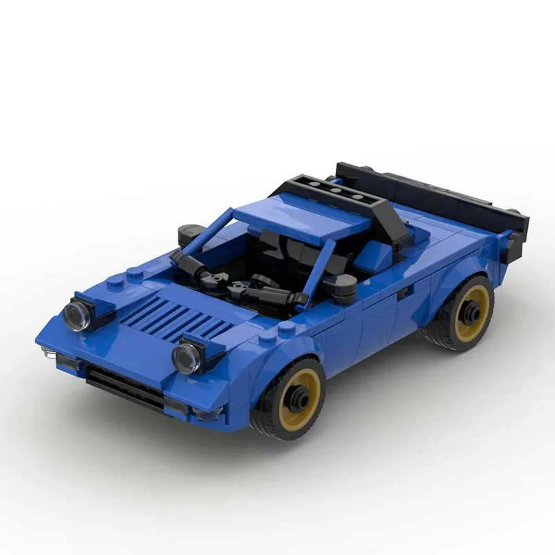 

MOC Lancia Stratos Speed Champions Super Sports Cars Building Blocks Model Bricks Toys for Kids Gift