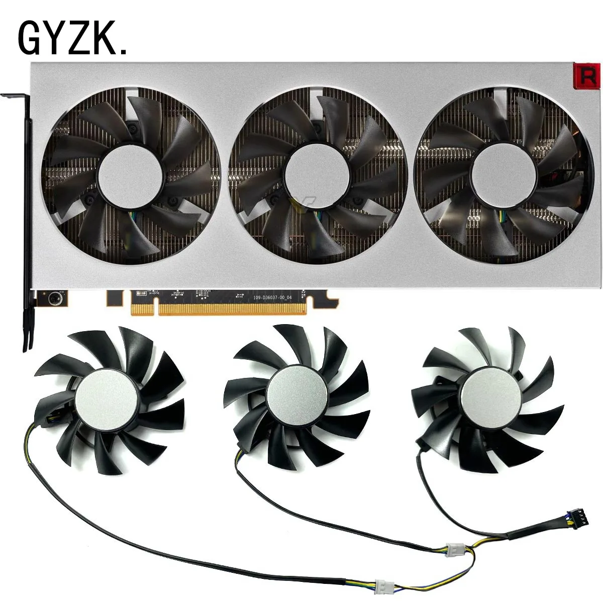 New For AMD XFX POWERCOLOR SAPPHIRE ASROCK VISIONTEK Radeon VII Graphics Card Replacement Fan FD8015H12S