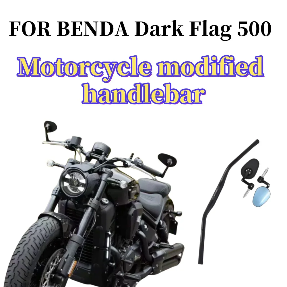 

Pour BENDA Dark Flag 500 guidon modifié en alliage léger haute résistance