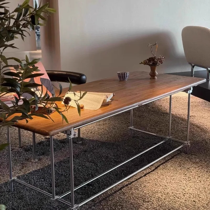 

Elm desk, desk, vintage industrial-style conference table