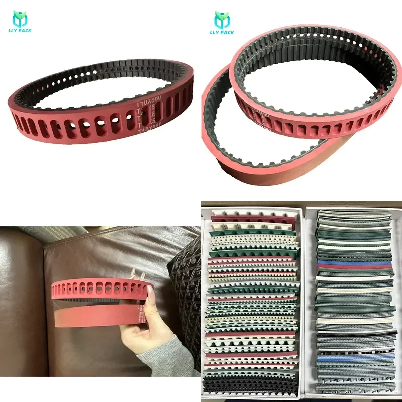 Custom Drawing Services T10 560 PU Rubber Timing Belt Toothed Belt for Packaging Machine