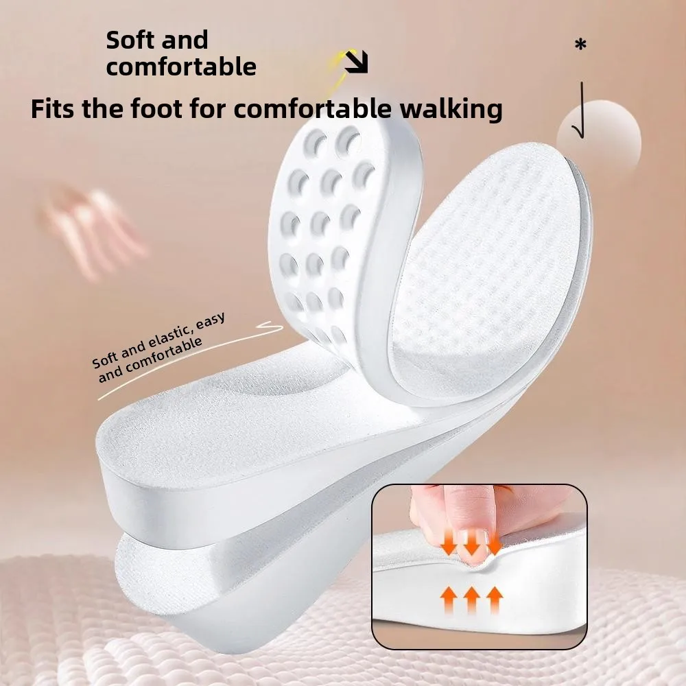 Invisible Heightening Shoe Inserts Arch Support Non-Slip Comfortable Men's Women's Footbeds Anti-Shock 6cm Increased Heels