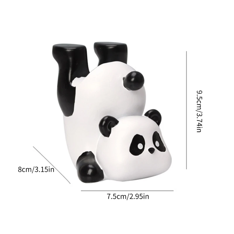 Elegante óculos expositor rack armazenamento óculos estatueta invertido panda óculos titular engraçado óculos