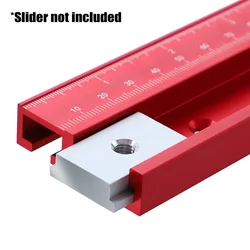 Aluminum Alloy 45 Type T-Track T-Slot Miter Track Fixture For Saw Router Slider Table 300/400/500/600mm Woodworking Tools