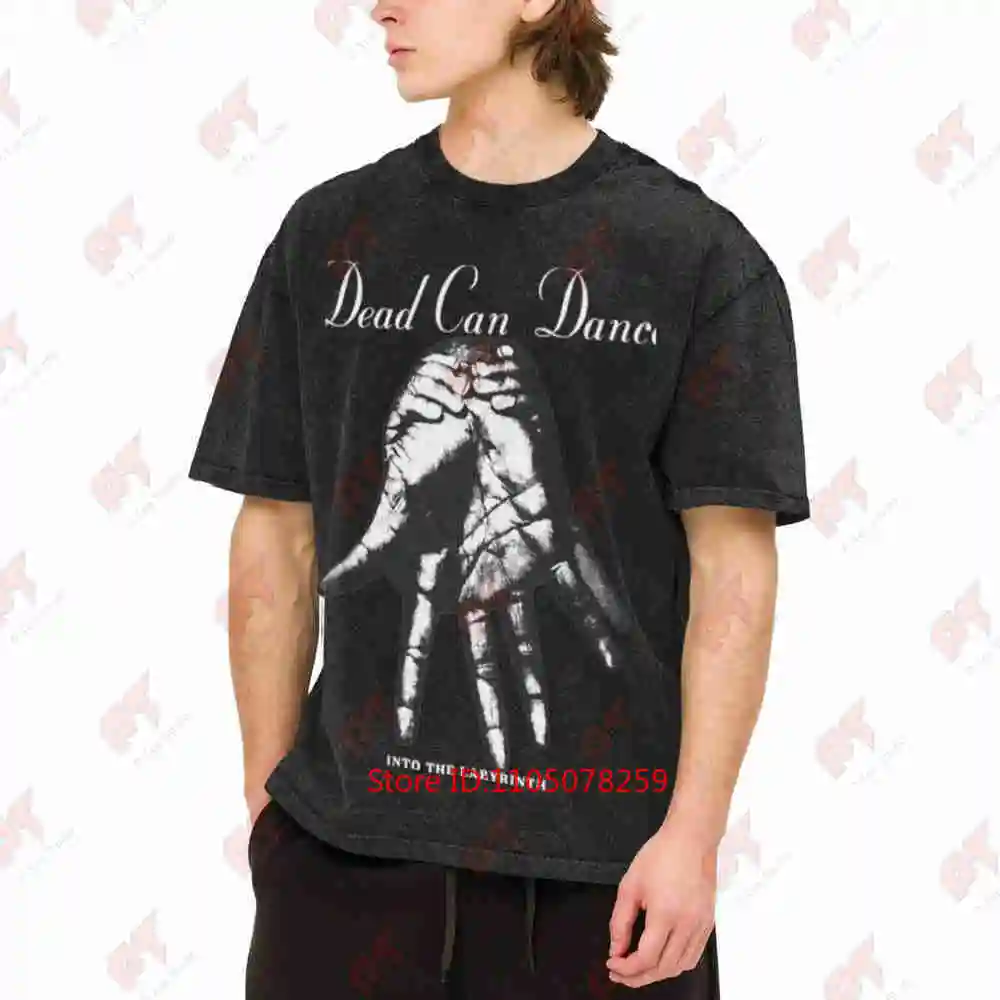 Dead Can Dance Into The Labyrinth Album 1993 Vintage Washed Tee Pure Cotton T-Shirt