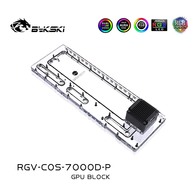 Imagem -04 - Bykski-pc Cooling Distro Plate para Corsair A-rgb Waterway Board Reservoir Bomba do Tanque de Água 7000d Case Rgv-cos7000d-p