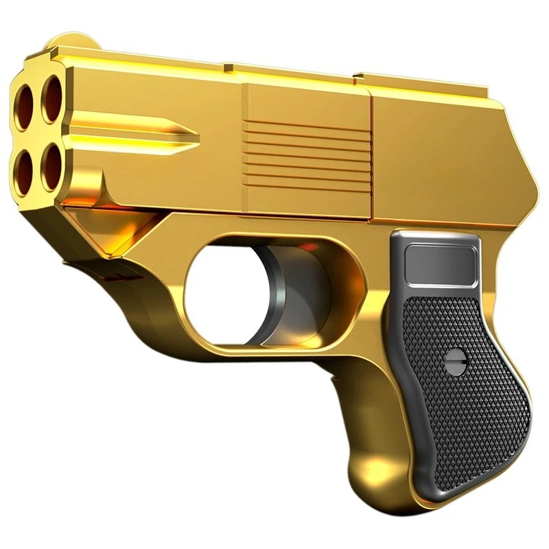 COP357 Carrot Toy Gun Shell Ejection Soft Bullets Launcher Mini Size Manual Firing Portable Pistol Model Children Adult Gift