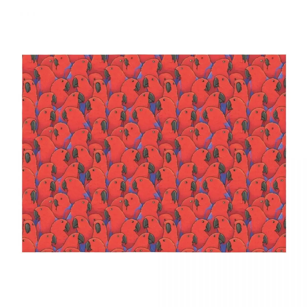 

Female Eclectus Parrots Throw Blanket funny gift Plush Decorative Throw Designers Blankets