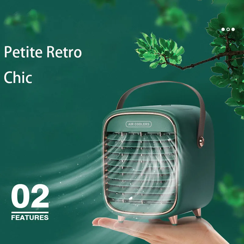 Desktop-Wasser kühl ventilator USB Mini tragbare Klimaanlage Lüfter Befeuchtung Kühl spray Lüfter für Schlafzimmer Büro