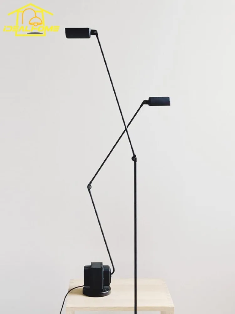 Design italiano Lumina Dimming Motor Floor Lamp, ajustável Swing Braço Stand Luzes, Sala de estar Sofás, Estudo, Leitura, Quarto