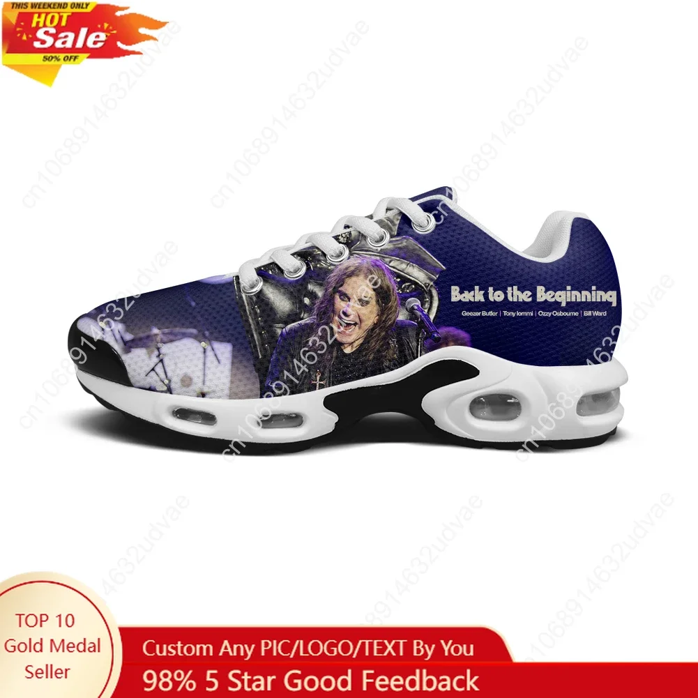 

Ozzy Osbourne 1948-2025 Air Cushion Sneakers Mens Womens Teenager Back To The Beginning Sports Shoes Fashion Custom Shoes
