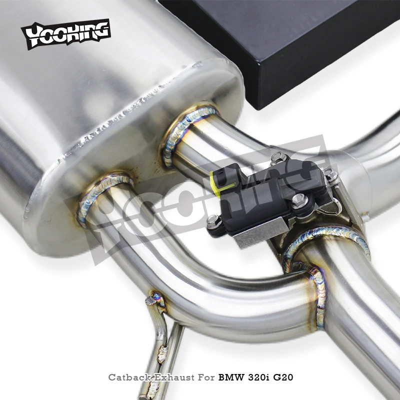 SUS304 Exhaust Pipe System For BMW M550 M550i G30 N63 4.4L 2019-2025 | Electronic Valve With Independent Controller