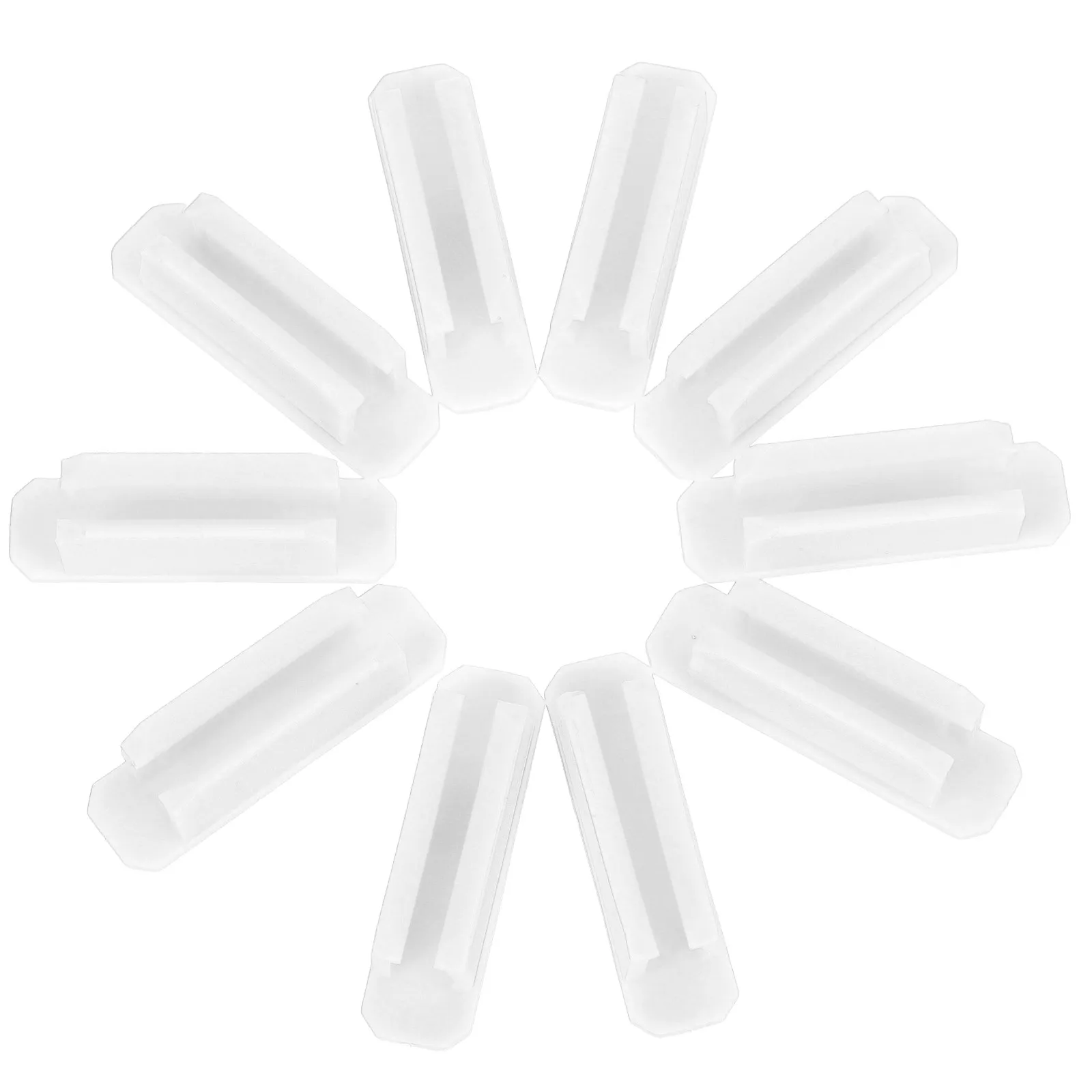 

10Pcs Silicone Pen Holder Clips Adhesive Small Pen Clamps for Whiteboard Markers Desk Pens Office School Fixing Clips Portable
