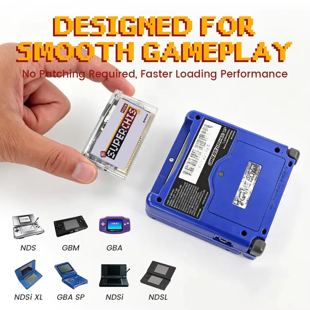 The latest 2026 SuperChis Prime Game Reader Cart for Nintendo GBA/NDS/GBA SP/GB Player SDRAM Powered by SuperFW NOR Flash