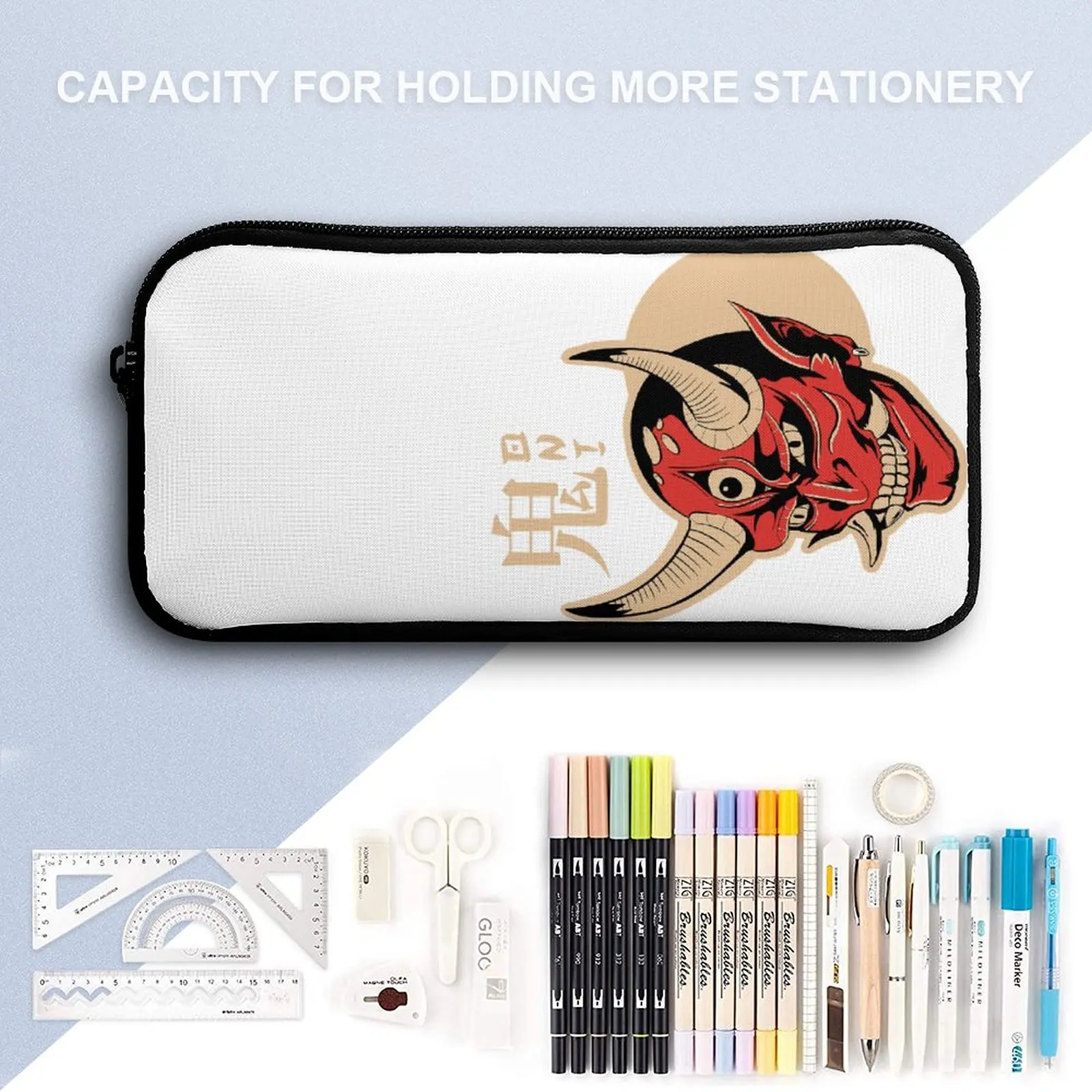 Yokai Oni Demon Lasting Cosy dentifricio 3 in 1 Set 17 pollici zaino Lunch Bag Pen Bag Summer Camps Premium