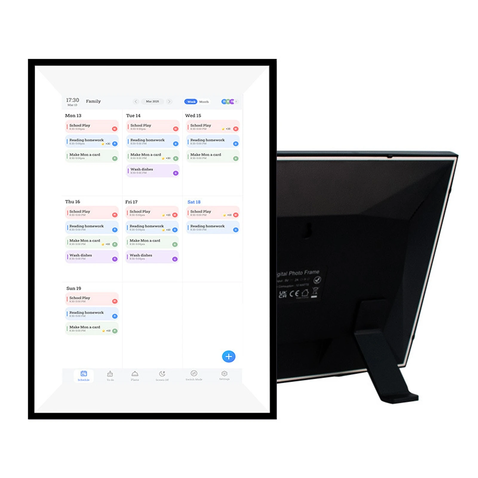 10.1インチスマートデジタルカレンダー タッチスクリーン フォトフレーム 2026】スマートデジタルカレンダー スマートデジタルカレンダー 10.1