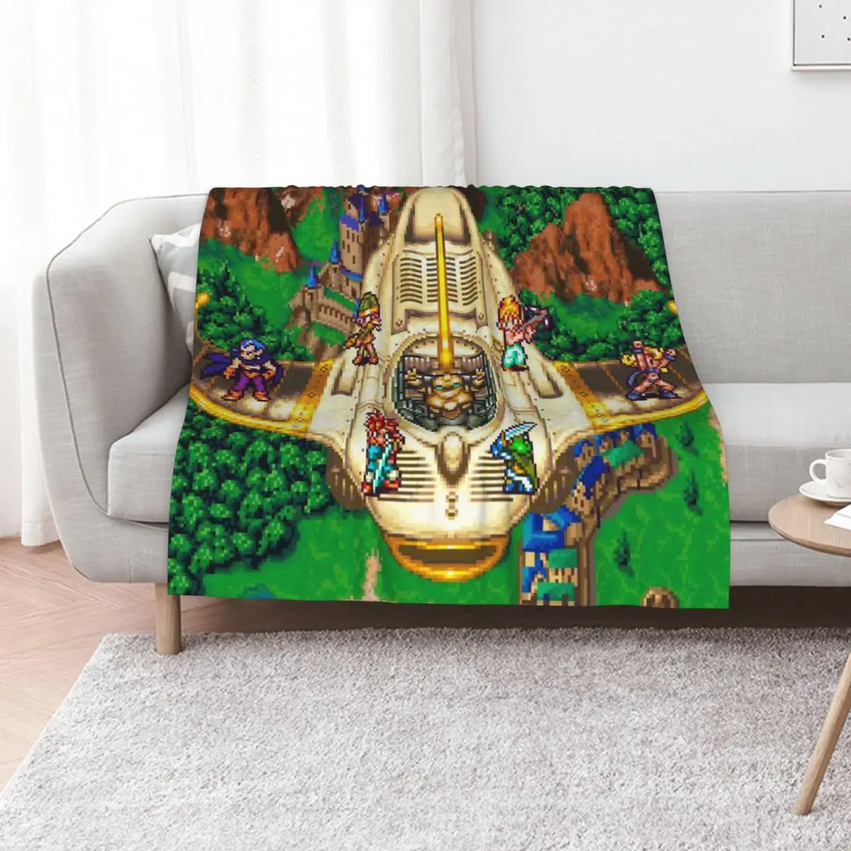 Chrono Trigger Epoch Throw Blanket Custom Luxury Brand Vintage Luxury St Blankets