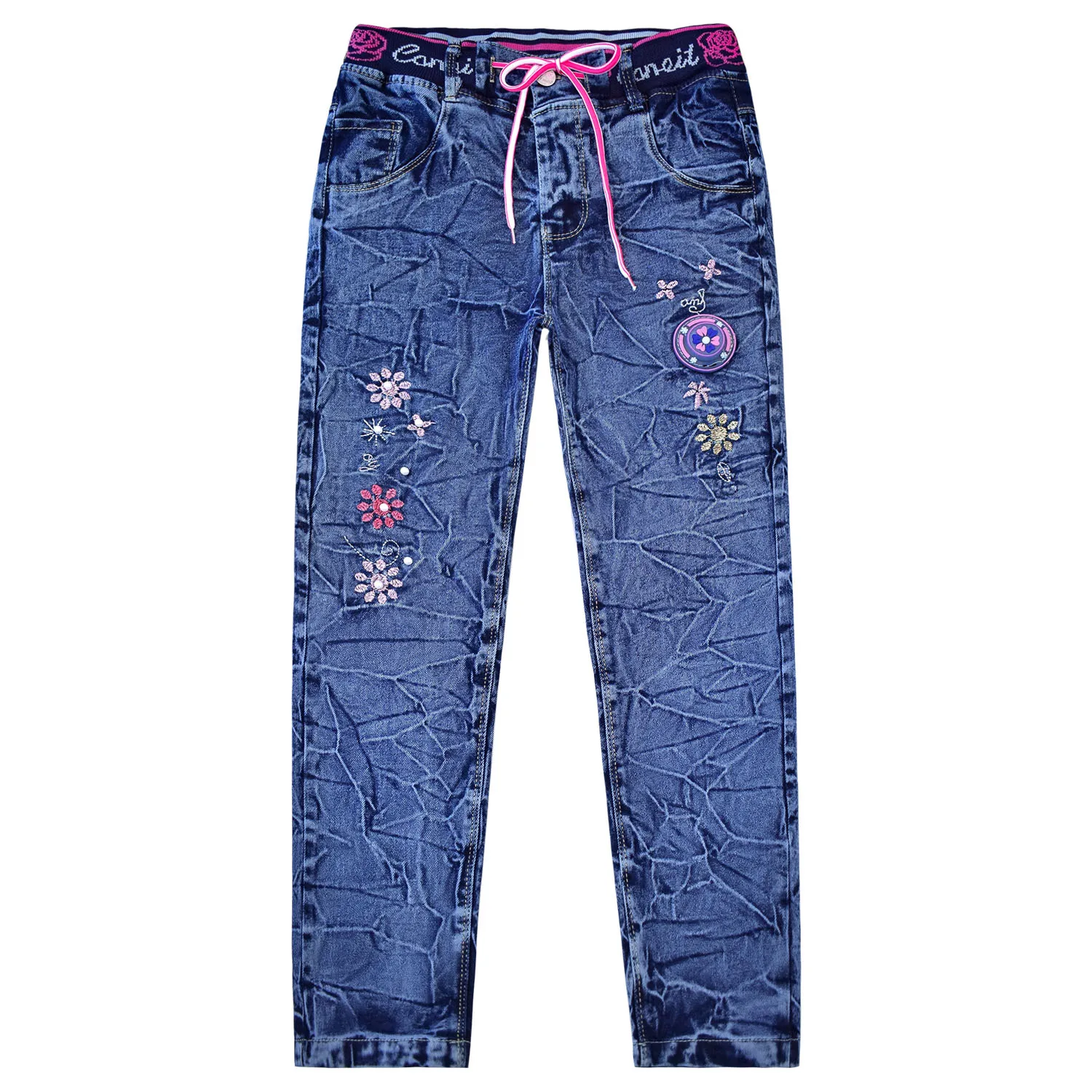 

2-6Years Spring and Autumn Toddler Girls Little Baby Girls Jeans Denim Trousers Kids Girl Cowboy Jeans