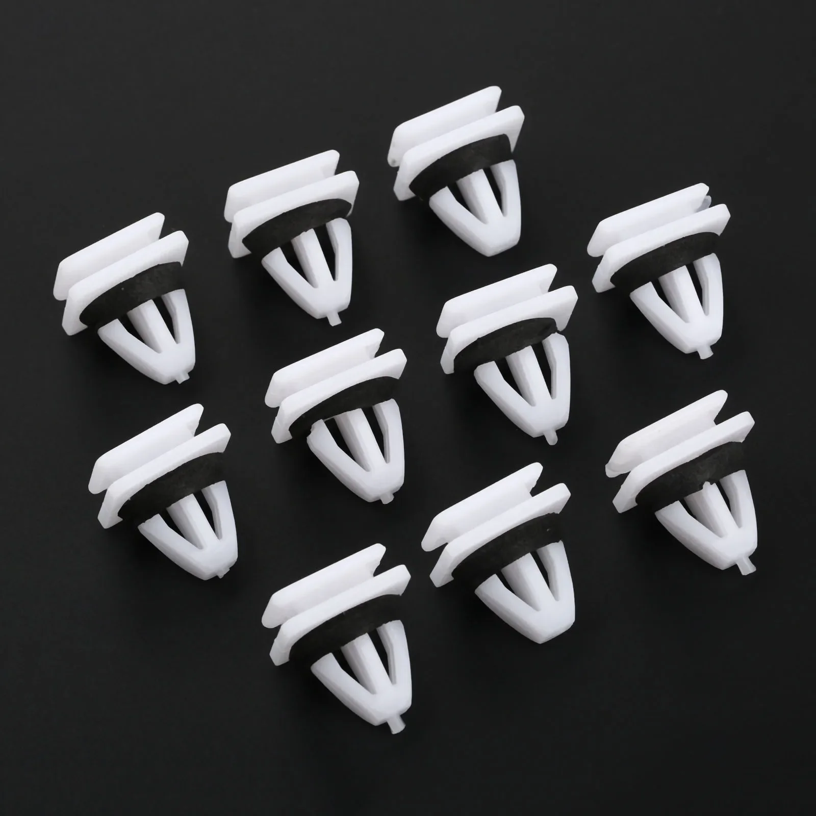 20pcs Car Rocker Cover Trim Clips Panel Sill Guard Moulding Side Skirt Nylon Retainer Fastener for Honda Civic CRV 91504-SP1-003