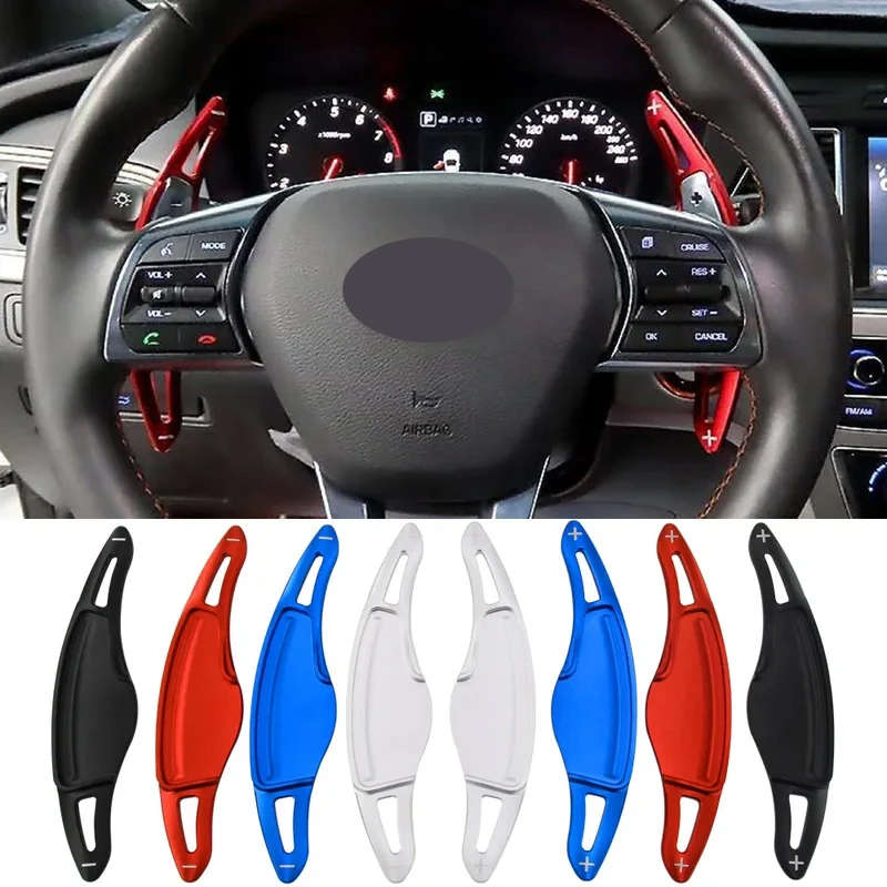 

Shifter Paddles For Hyundai LF Sonata 2.0 Turbo Premium 2015 2017 Sport+ 2018 Limited Car Steering Wheel Gear Extension Stickers