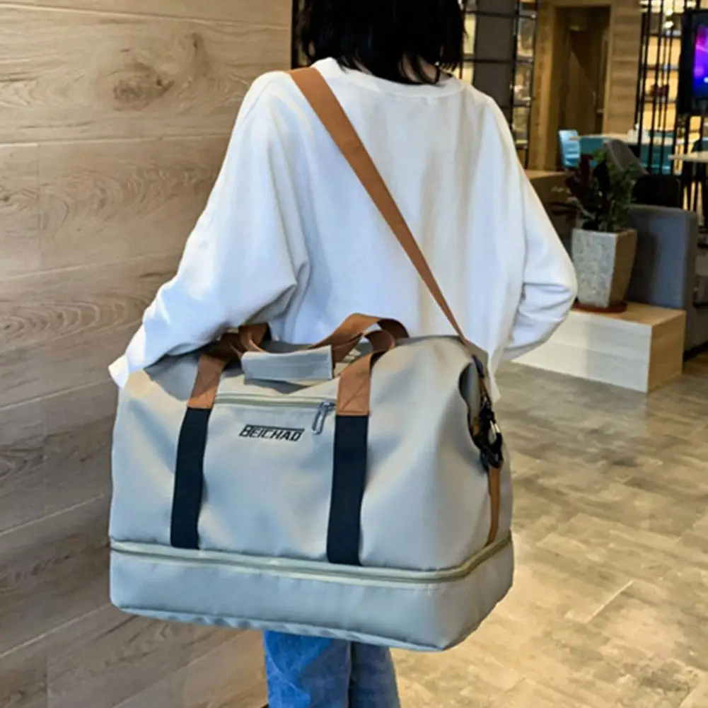 

Lightweight Crossbody Bag Waterproof Nylon Fabric Shoulder Versatile Commute Bag Essentials Fashion Daypack Hand Travel L3z4