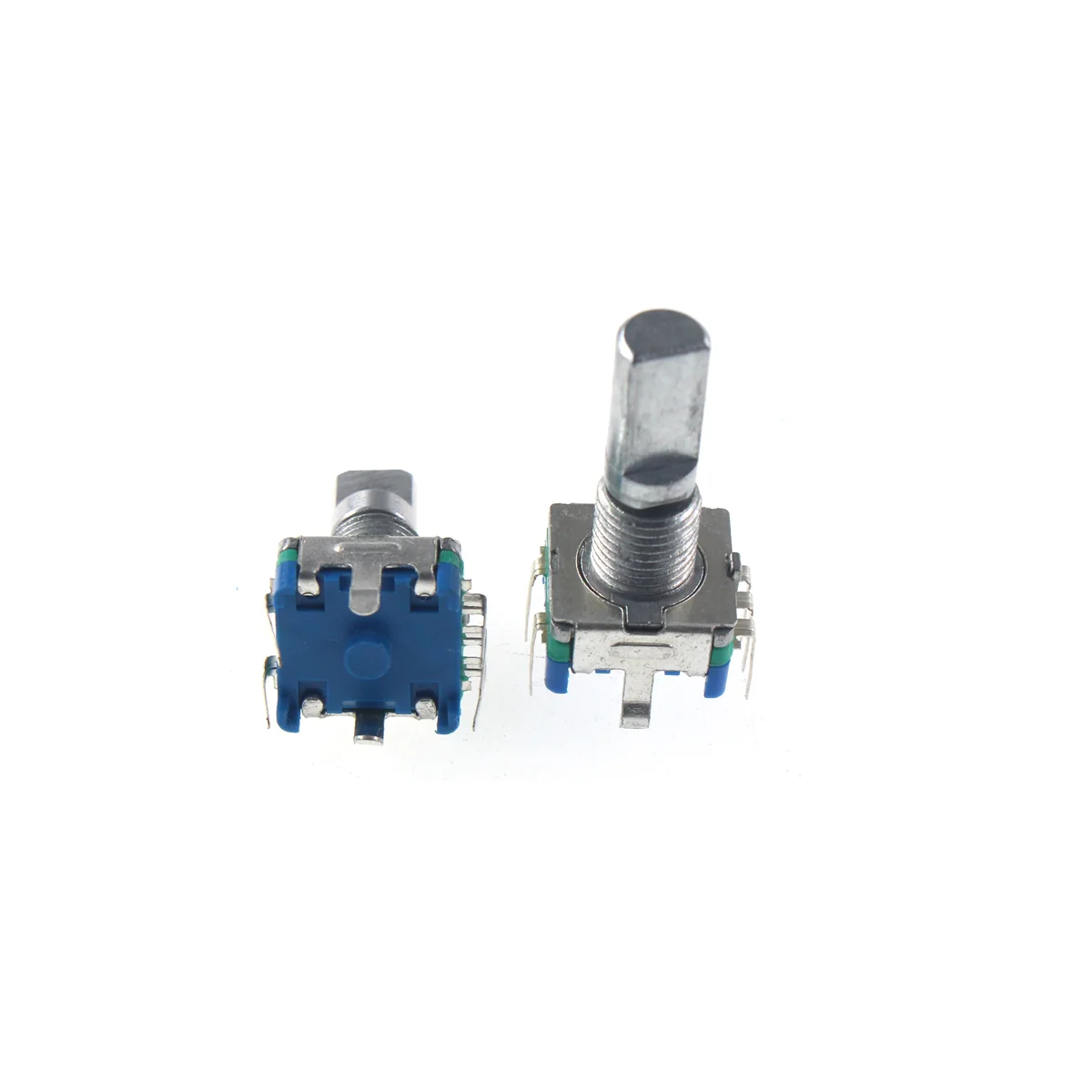 10Pcs Ec11 Encoder Schakelaar 10 15 20Mm Pruimenbloesem Volledige Handvat Half As 20 Bit Pulse Digitale signaal Potentiometer